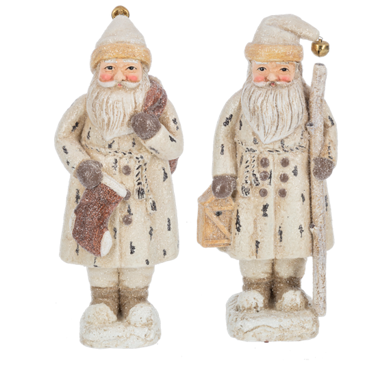 Winter Frost Santa Figurines