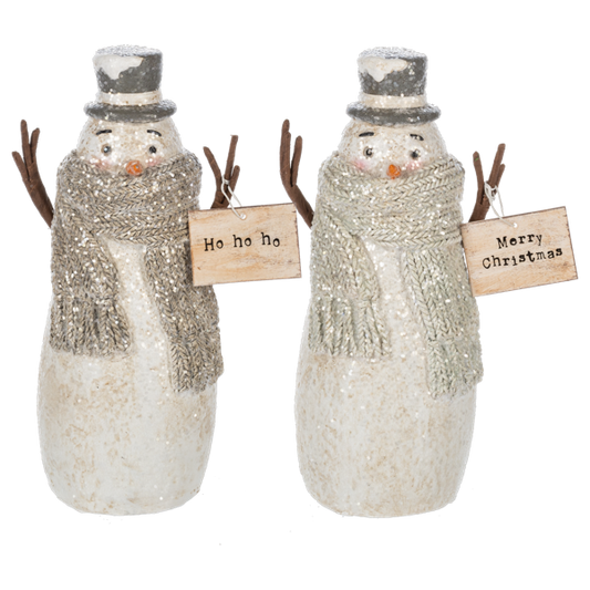 snowman figurines