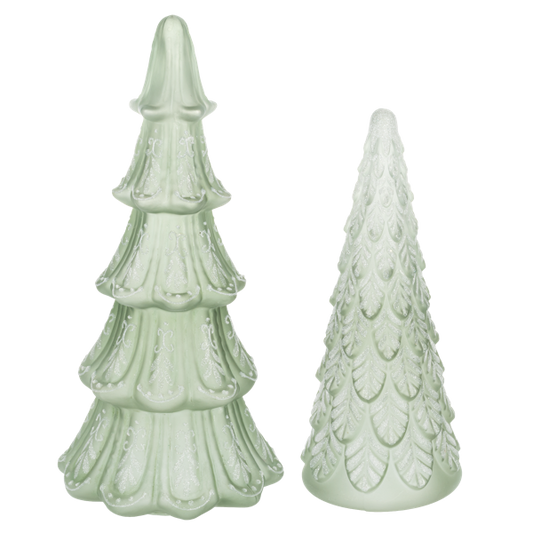 Frosted Ivy Tree Set