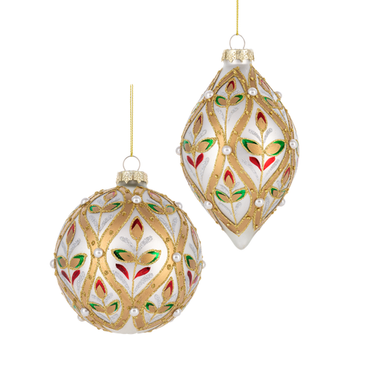 Scroll Work Pattern Ornaments
