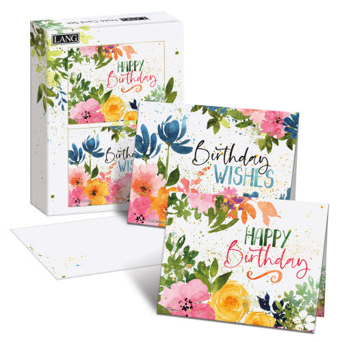 FLORAL PARTY ASSORTED BOXED NOTE CARDS
