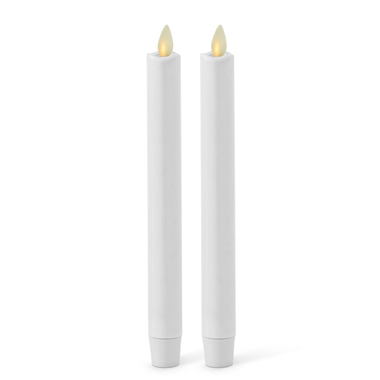 2 Pack 9.75 Inch  Wax Luminara Taper Candles