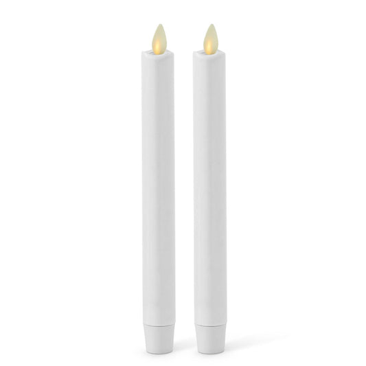 2 Pack 9.75 Inch Wax Luminara Taper Candles