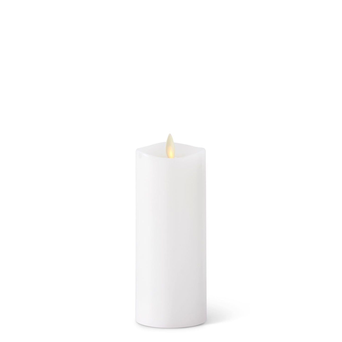 2 x 8 Inch Wax Slim Indoor Pillar Luminara Candle Remote Ready