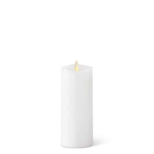 2 x 8 Inch Wax Slim Indoor Pillar Luminara Candle Remote Ready