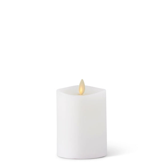 3 x 4.5 Inch Wax Indoor Pillar Luminara Candle Remote Ready