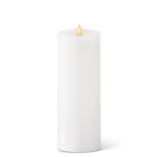 3 x 8.5 Inch Wax Indoor Pillar Luminara Candle Remote Ready