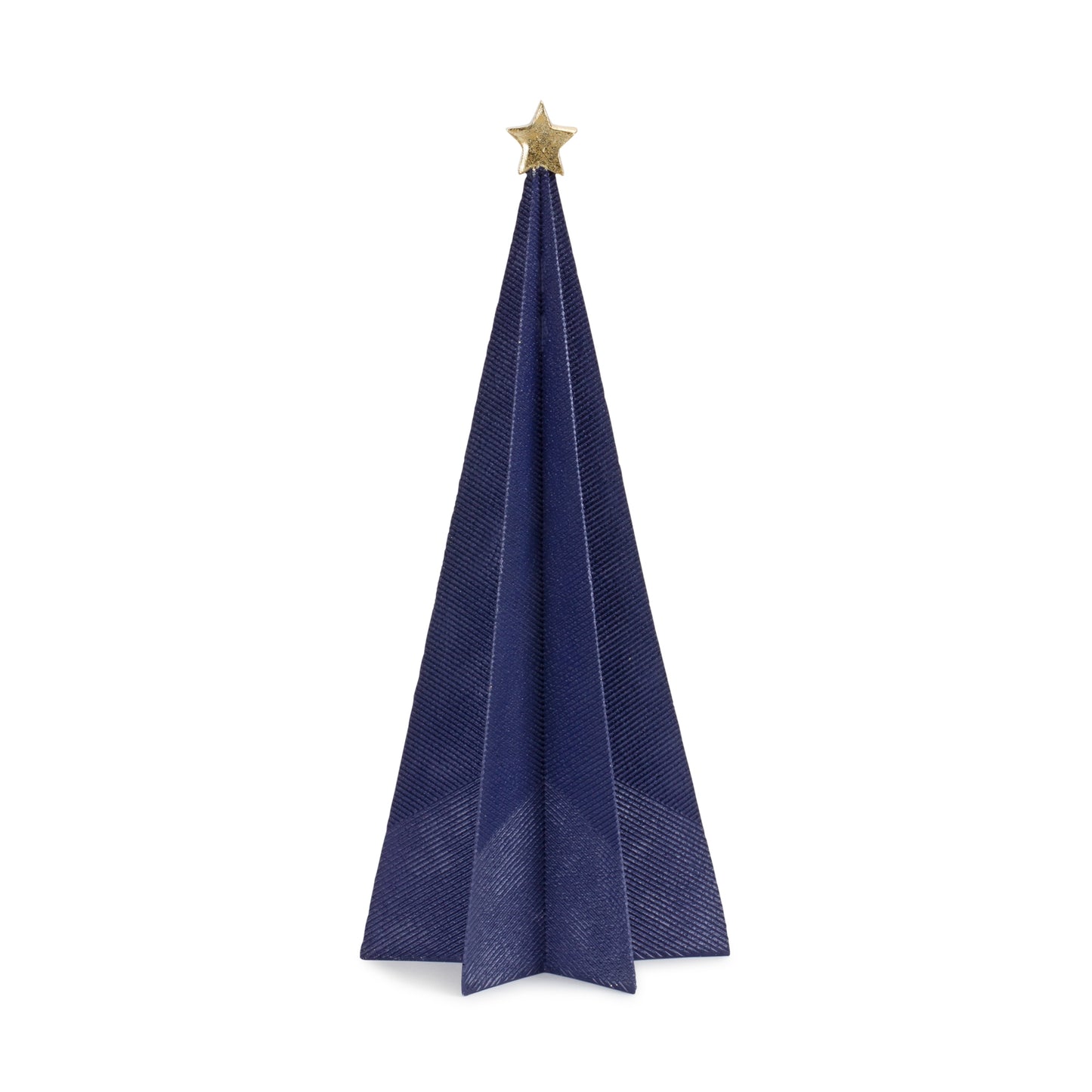 Navy Trees with Gold Star Topper