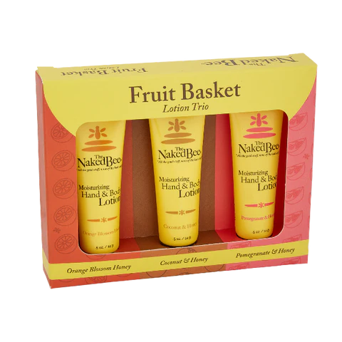 Fruity Basket Lotion Trio - The Naked Bee  Fruity Basket Lotion Trio - The Naked Bee Fruity Basket Lotion Trio - The Naked Bee Fruity Basket Lotion Trio