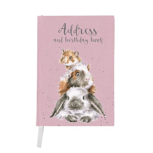 'PIGGY IN THE MIDDLE' GUINEA PIG & RABBIT ADDRESS BOOK