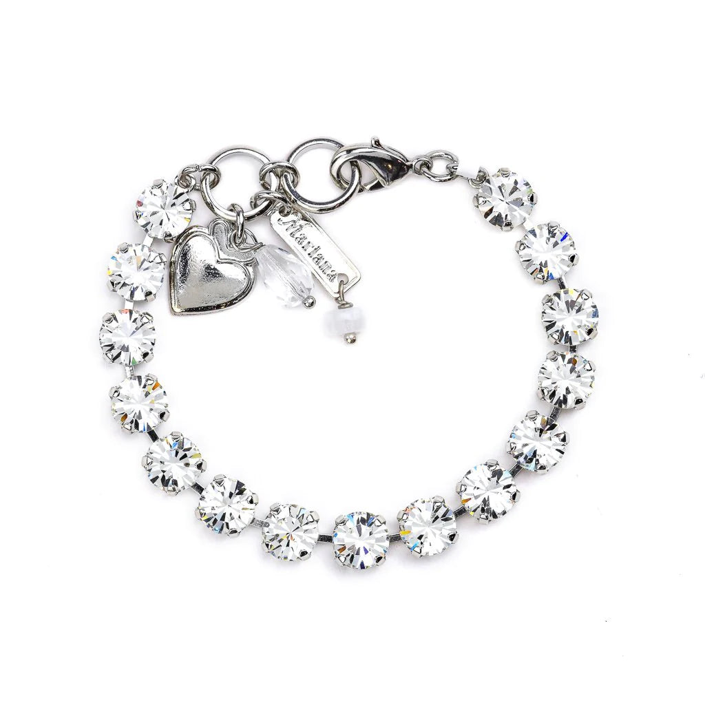 Must-Have Everyday Bracelet in Clear - Rhodium 001001