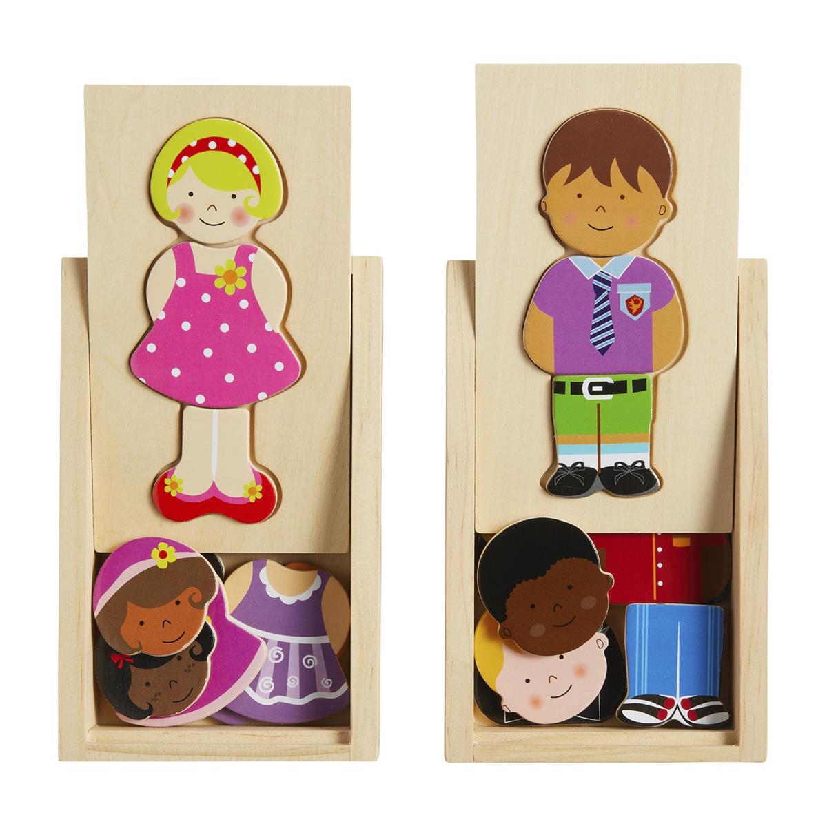 Boy/Girl Boxed Dress Up Wood Toy