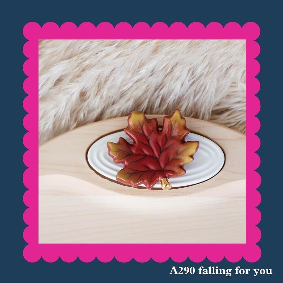Falling For You Nora Fleming Mini - maple leaf