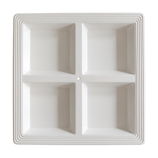 Square Sectioned Server - Nora Fleming Pinstripes