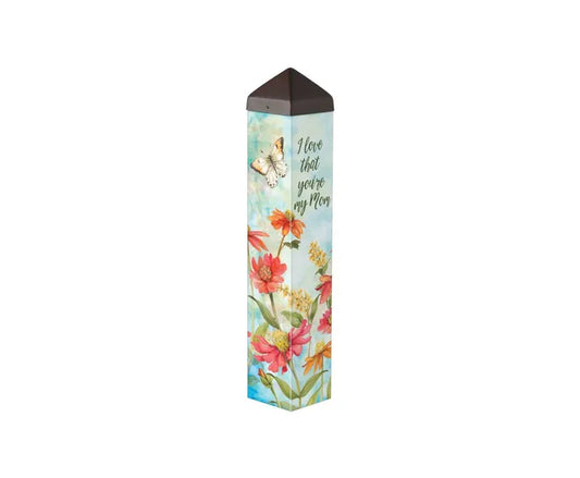 Flowers for Mom 20" Art Pole